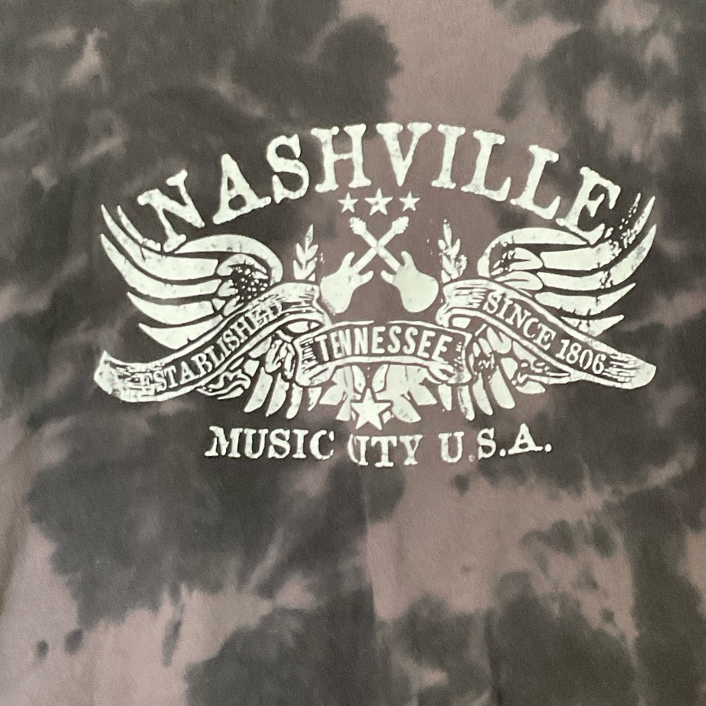 Nashville music, city, tie-dye tee  Mens -XXL A+++